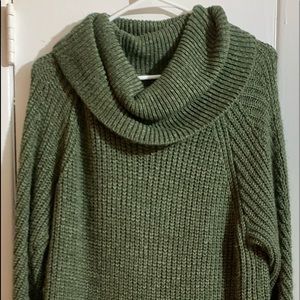 Women’s Cable Knit Tunic Sweater